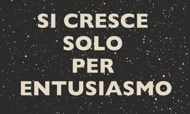 “Si cresce solo per entusiasmo”,  come essere imprenditore di successo  per lo scrittore Sala