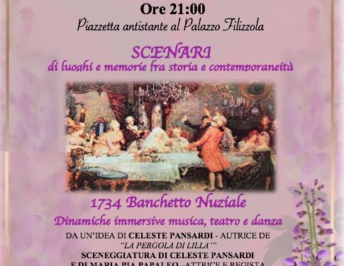 A Nemoli il 5 agosto un banchetto del 1734 un’idea della scrittrice lucana Celeste Pansardi