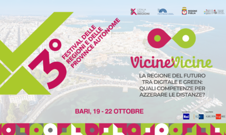 Festival delle Regioni e delle Province autonome a Bari fino al 22 ottobre 2024