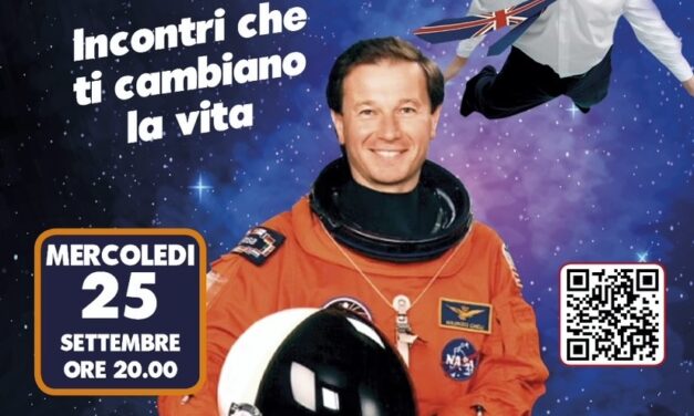 L’astronauta Maurizio Cheli il 25 settembre alla Lord Byron College di Bari