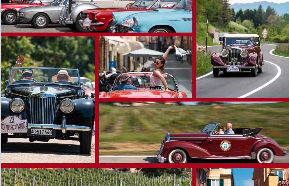 Auto d’epoca in una carovana romantica tra puglia e Lucania