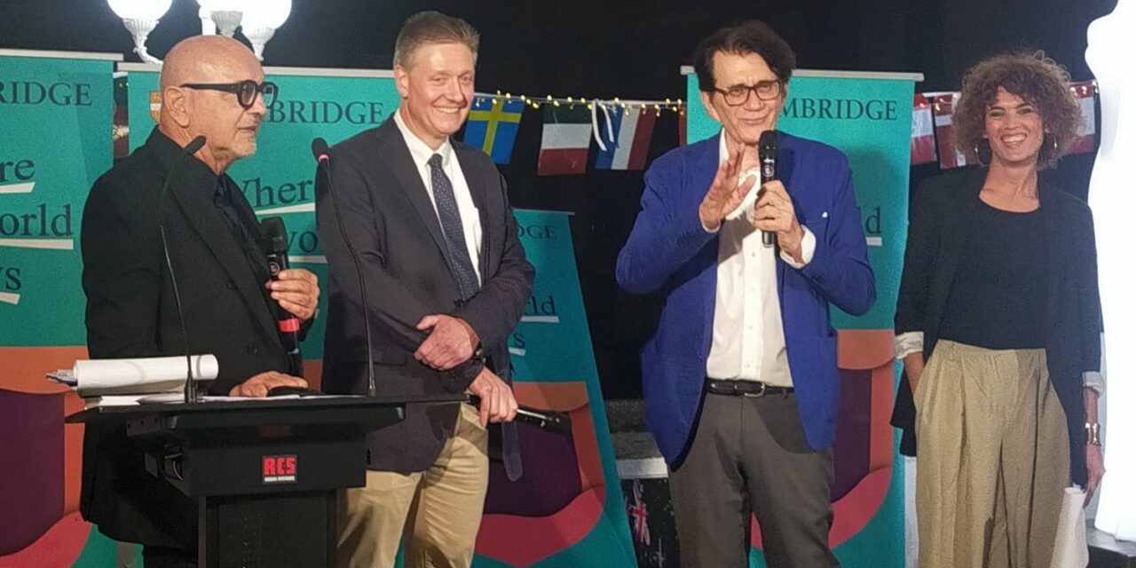 Maurizio Cheli astronauta e pioniere al Roof Garden di Bari