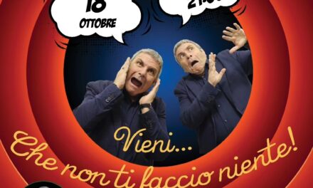 “Vieni che non ti faccio niente” il 18 ottobre apre il Teatro Nuovo di Martina Franca