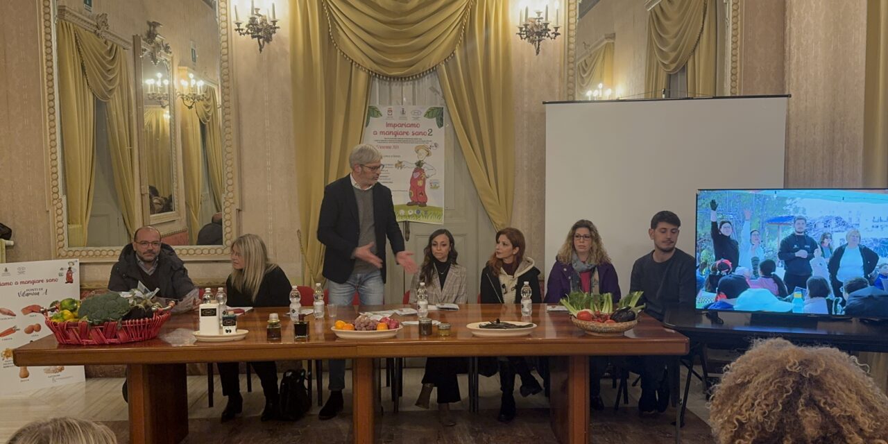 Presentata a Bitonto la seconda edizione del progetto “Impariamo a mangiare sano”