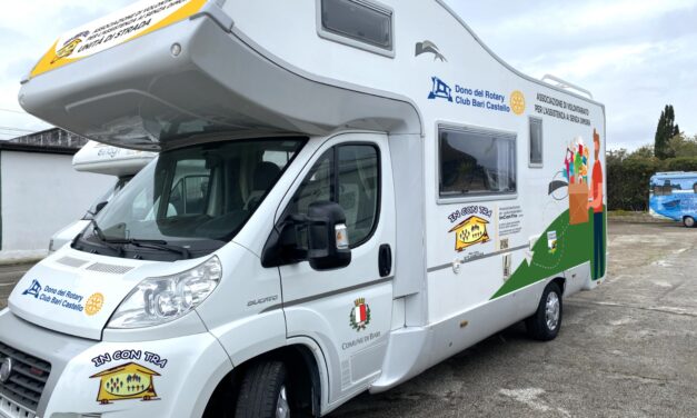 Il Rotary Club Bari Castello dona un Camper per l’assistenza ai senza fissa dimora