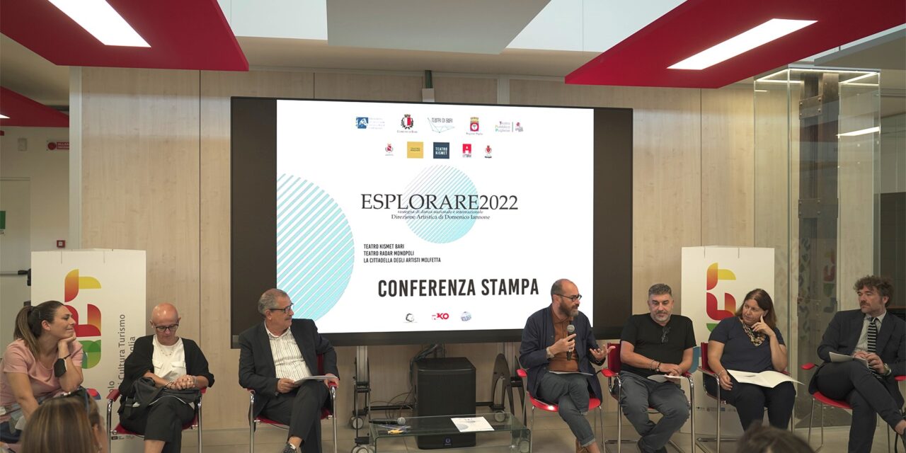 Presentata oggi la rassegna Esplorare2022. La danza protagonista a Bari, Monopoli e Molfetta