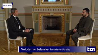 Ucraina, Zelensky a Tg1: “Guerra può arrivare da voi, nessuno sarà pronto”