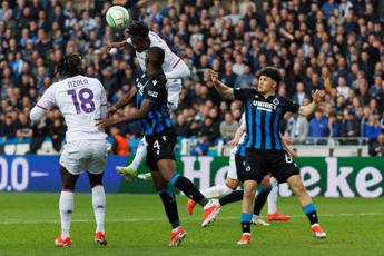 Bruges-Fiorentina 1-1 e viola in finale di Conference League