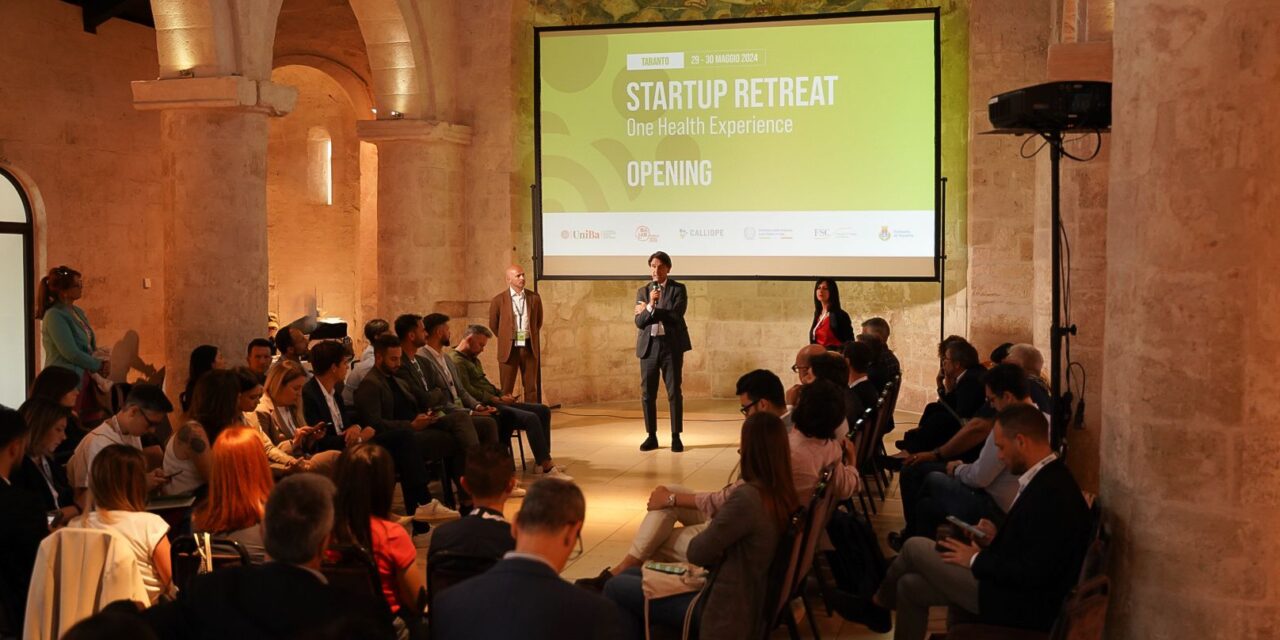 “Startup Retreat”, presentato a Taranto il programma di accelerazione delle startup innovative settore One Health