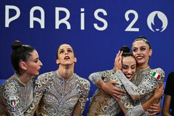 Parigi 2024, bronzo alle Farfalle della ritmica