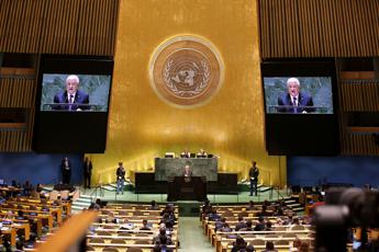 Abbas all’Onu: “Stop genocidio, basta inviare armi a Israele”