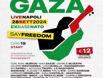 ‘Life for Gaza’ a Napoli, da locandina sparisce nome scrittrice che “odia ebrei”