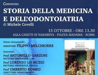 Al Senato la presentazione del libro ‘Storia della medicina e dell’odontoiatria’