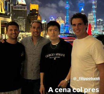 Inter, rispunta Steven Zhang: la foto su Instagram con Fognini