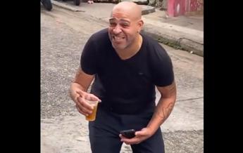 Adriano tra alcol e favelas, la caduta dell’ex Inter in alcuni video che preoccupano