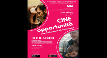 Cinema, alla Casa del Jazz di Roma al via la rassegna ‘Cine Opportunità’ con film ‘Mia’