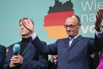 Elezioni Germania, Cdu verso 30%. Merz: “Governo stabile”. Exploit Afd oltre 20% e flop Spd